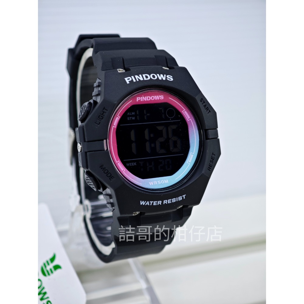 [詰哥] PINDOWS 拼道時 PDS-8017 防水電子錶 鬧鐘 碼表-細節圖4