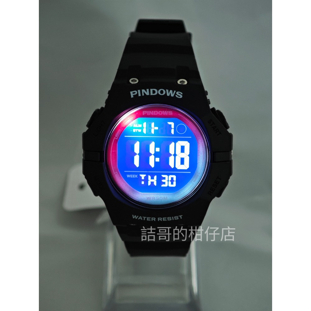 [詰哥] PINDOWS 拼道時 PDS-8017 防水電子錶 鬧鐘 碼表-細節圖5