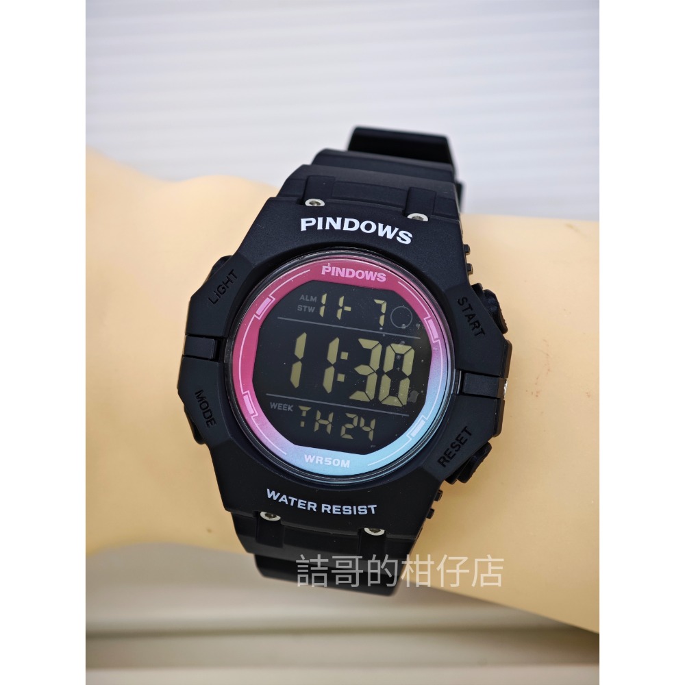 [詰哥] PINDOWS 拼道時 PDS-8017 防水電子錶 鬧鐘 碼表-細節圖8