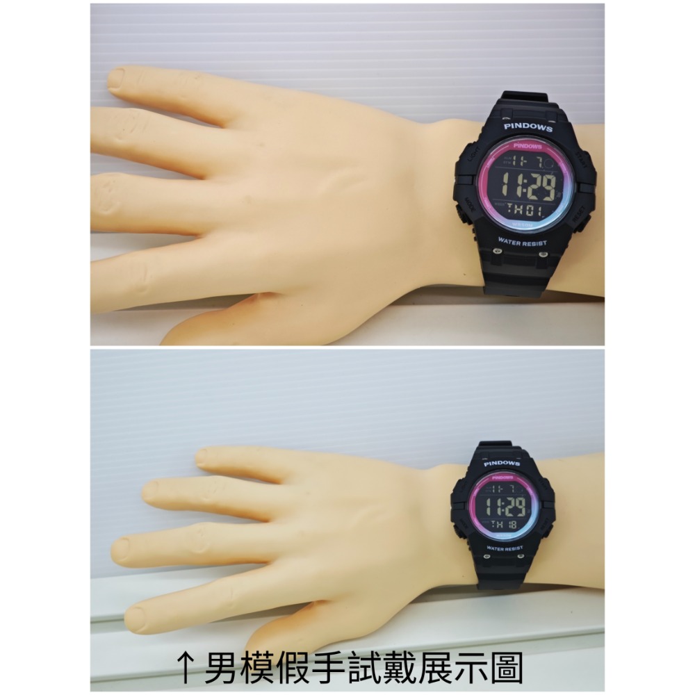 [詰哥] PINDOWS 拼道時 PDS-8017 防水電子錶 鬧鐘 碼表-細節圖9