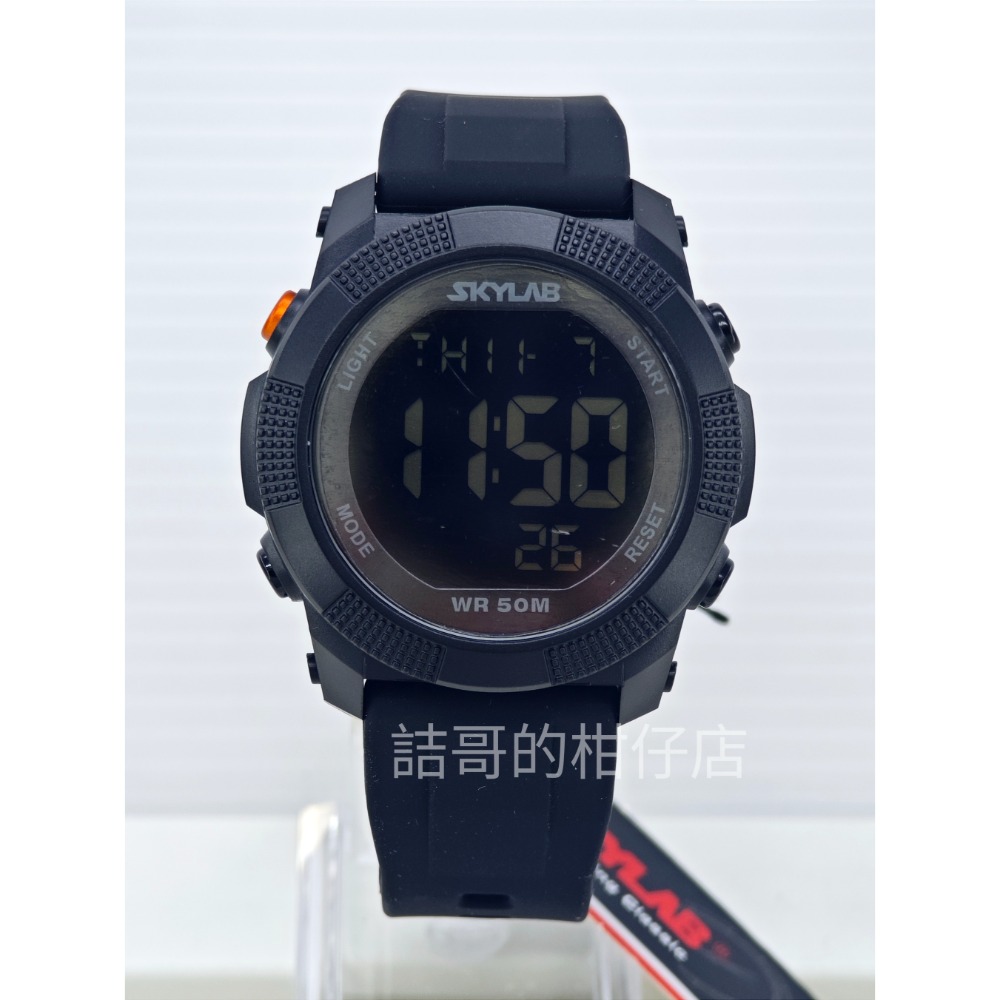 [詰哥] SKYLAB 防水電子錶 CV5284 矽膠錶帶 鬧鐘 碼表-細節圖2