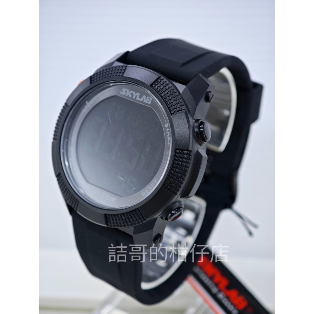 [詰哥] SKYLAB 防水電子錶 CV5284 矽膠錶帶 鬧鐘 碼表-細節圖3