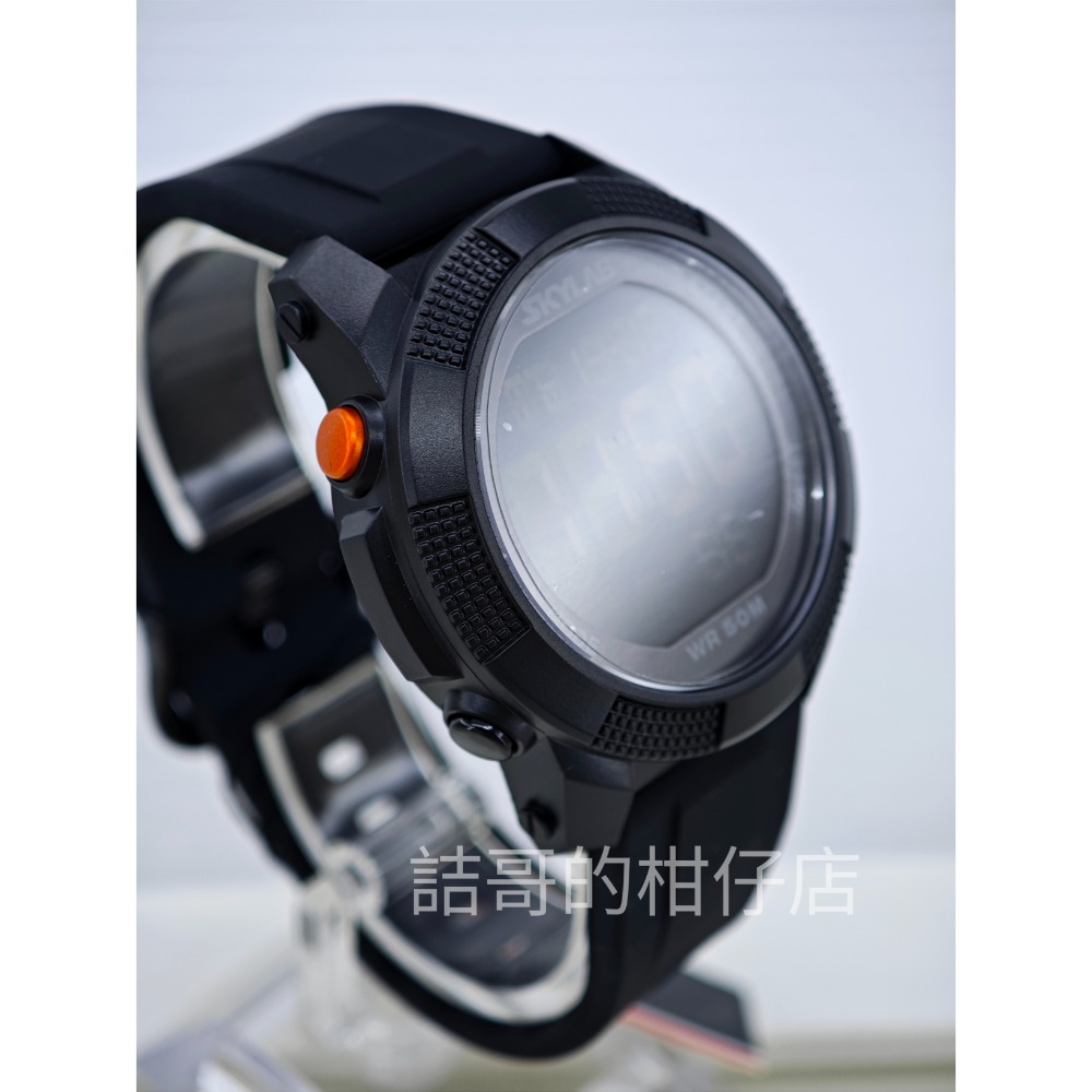 [詰哥] SKYLAB 防水電子錶 CV5284 矽膠錶帶 鬧鐘 碼表-細節圖4