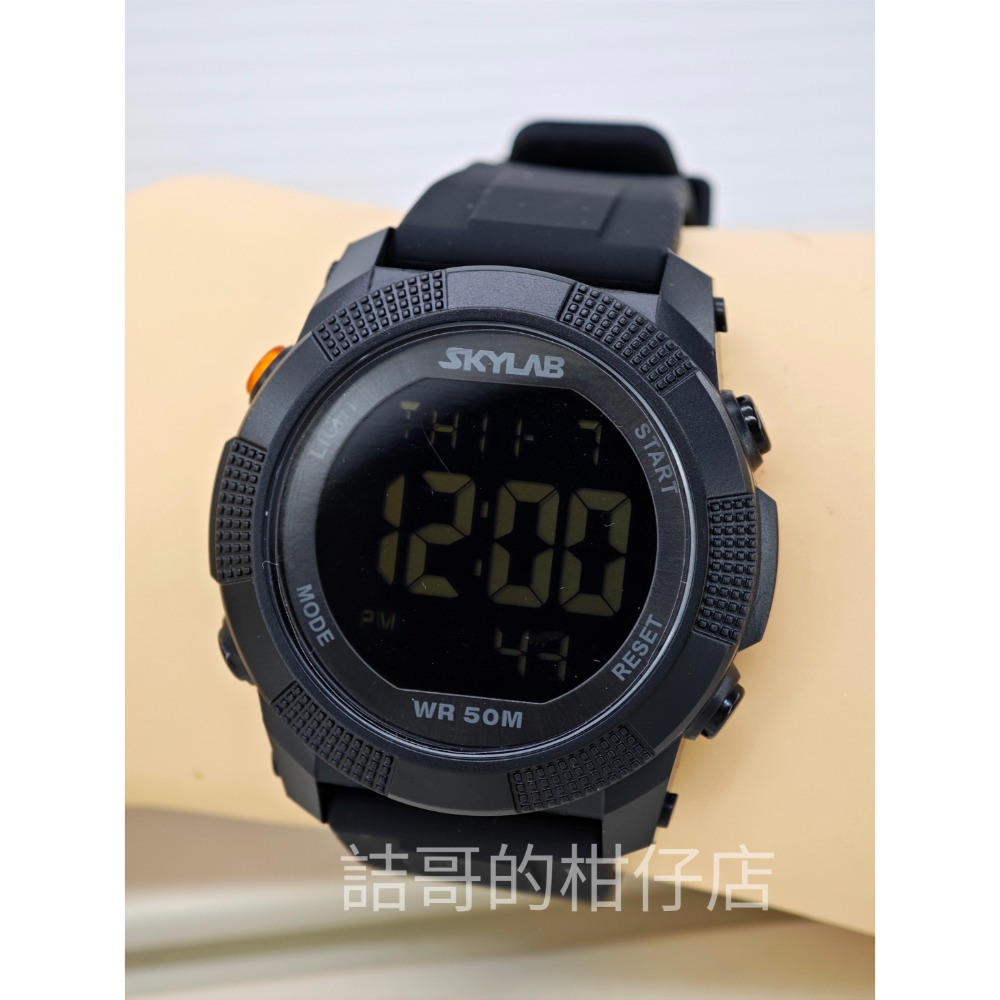 [詰哥] SKYLAB 防水電子錶 CV5284 矽膠錶帶 鬧鐘 碼表-細節圖6