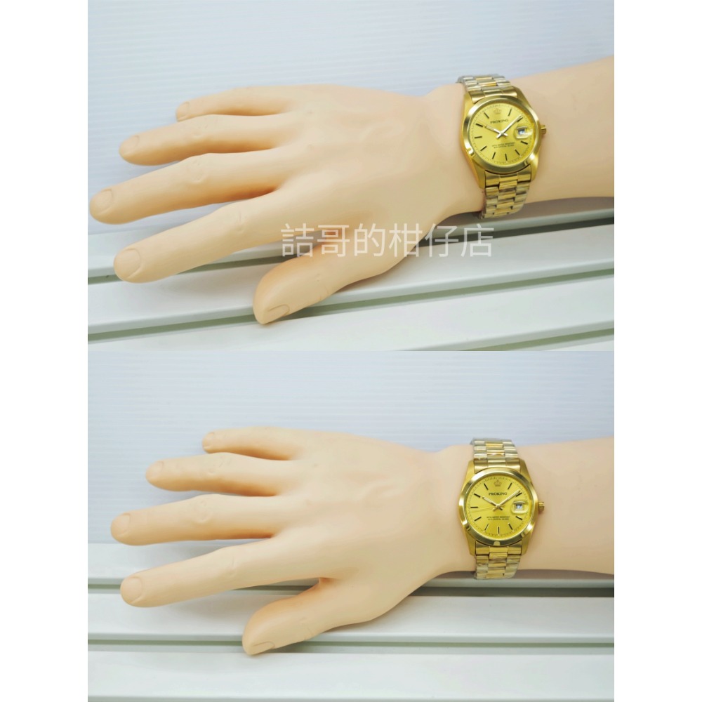 [詰哥](贈電池)皇冠 PROKING 台灣品牌 日本石英機芯(含日期) 防水手錶 不鏽鋼材質-細節圖7