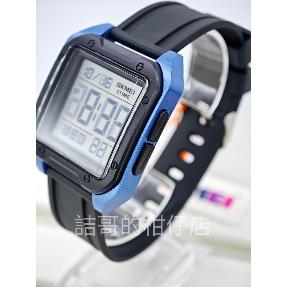 [詰哥] SKMEI 時刻美 2128 防水電子錶 鬧鐘 碼表 倒計時 第二時區-細節圖5
