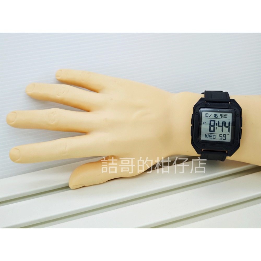 [詰哥] SKMEI 時刻美 2128 防水電子錶 鬧鐘 碼表 倒計時 第二時區-細節圖9