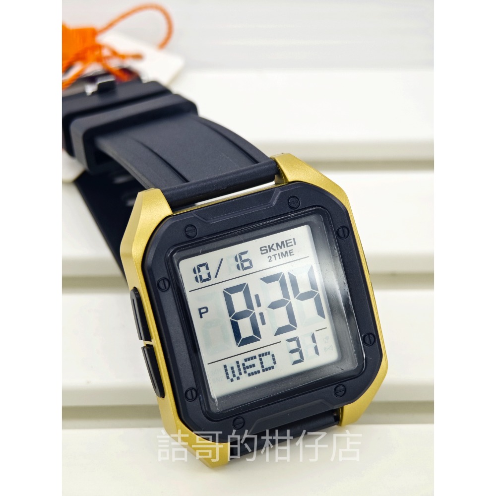 [詰哥] SKMEI 時刻美 2128 防水電子錶 鬧鐘 碼表 倒計時 第二時區-規格圖10
