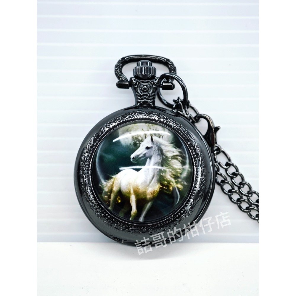 懷錶 掛錶 插畫風格 掀蓋式 翻蓋式 項鍊 新潮懷錶-細節圖7