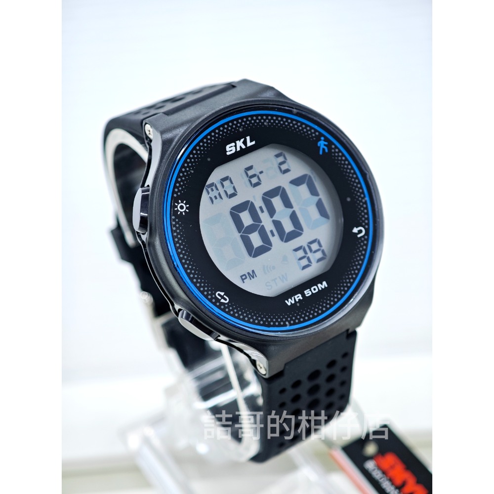 [詰哥] SKYLAB 防水電子錶 矽膠錶帶 鬧鐘 碼表 冷光 SP1534M-規格圖8