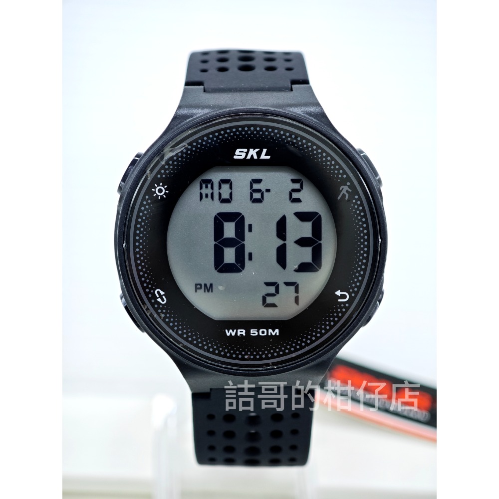 [詰哥] SKYLAB 防水電子錶 矽膠錶帶 鬧鐘 碼表 冷光 SP1534M-規格圖8