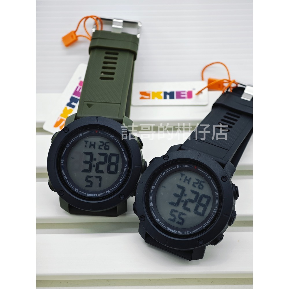 [詰哥] SKMEI 時刻美 電子錶2122 大款大字體防水手錶 鬧鐘 碼表 第二時區 倒計時 冷光 5ATM-細節圖2