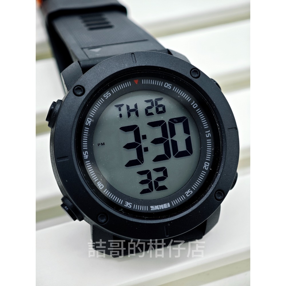 [詰哥] SKMEI 時刻美 電子錶2122 大款大字體防水手錶 鬧鐘 碼表 第二時區 倒計時 冷光 5ATM-規格圖7