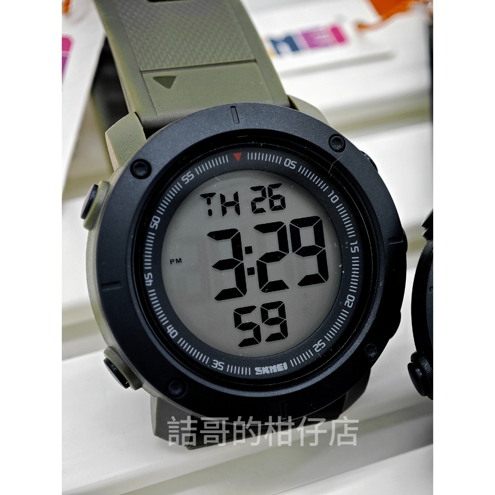 [詰哥] SKMEI 時刻美 電子錶2122 大款大字體防水手錶 鬧鐘 碼表 第二時區 倒計時 冷光 5ATM-規格圖7