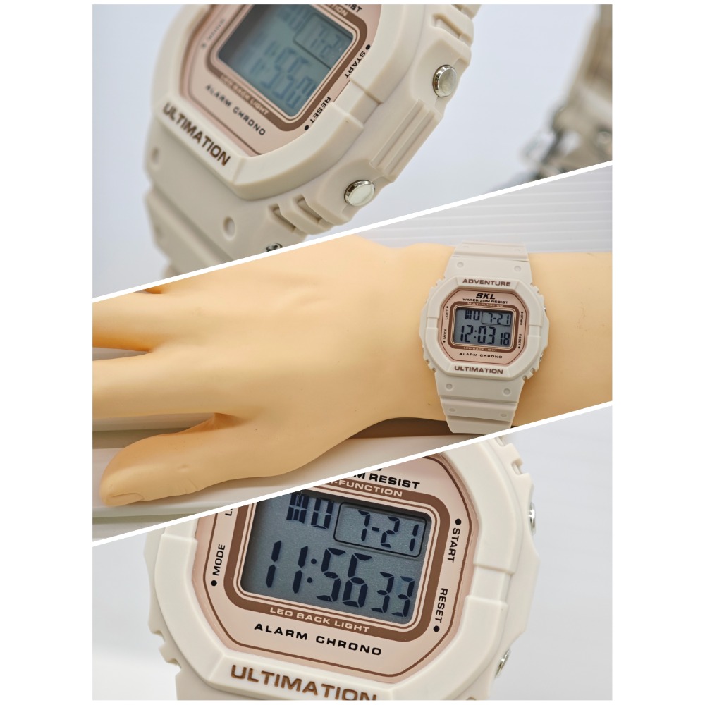 [詰哥] SKYLAB 防水電子錶 SP1373L 鬧鐘 碼表 夜間冷光-細節圖9