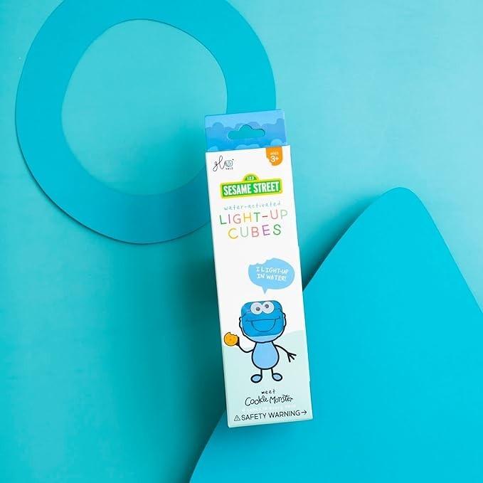 美國芝麻街水活化發光方塊,適合感官遊戲(餅乾怪獸 - 藍色)-細節圖3