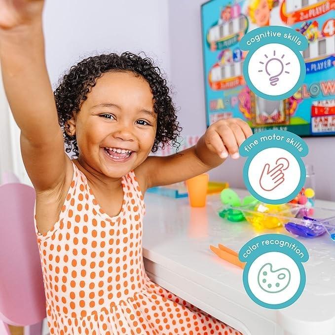 美國芝麻街水活化發光方塊,適合感官遊戲(餅乾怪獸 - 藍色)-細節圖5