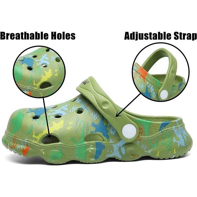 美國PIN 可愛 木屐 卡通 花園鞋 男孩 女孩 拖鞋 室內 戶外 兒童 淋浴 海灘 泳池 涼鞋-細節圖2