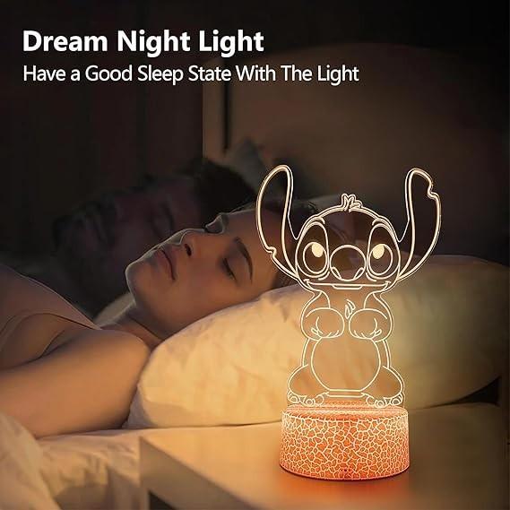 酷炫夜燈 3D 夜燈 16 色變化裝飾燈 附遙控、暗淡、計時器、兒童聖誕節生日禮物-細節圖5