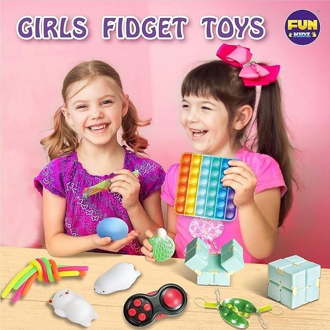 美國 Box組 適合女孩 男孩 神秘感官指尖包 玩具 緩解壓力 兒童派對禮物-細節圖2