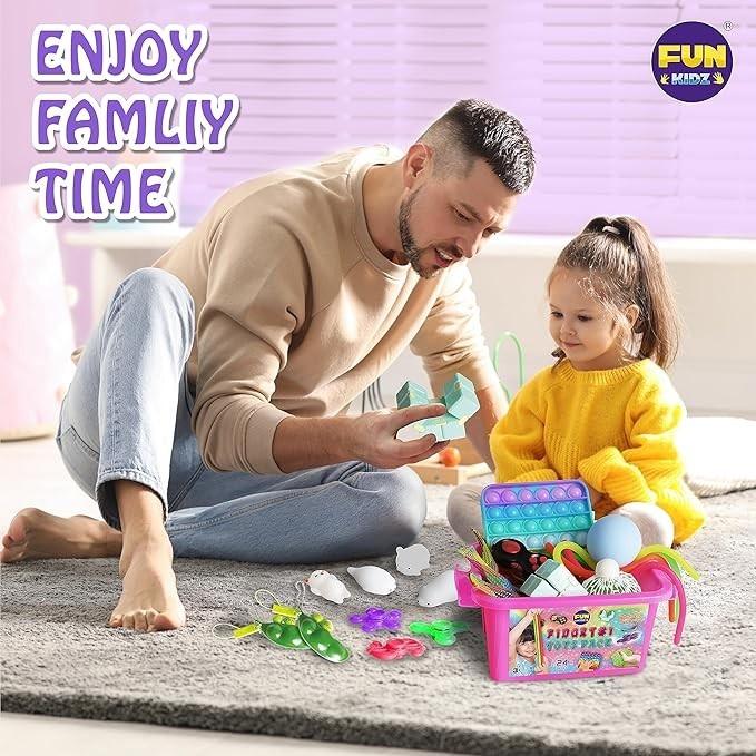 美國 Box組 適合女孩 男孩 神秘感官指尖包 玩具 緩解壓力 兒童派對禮物-細節圖5