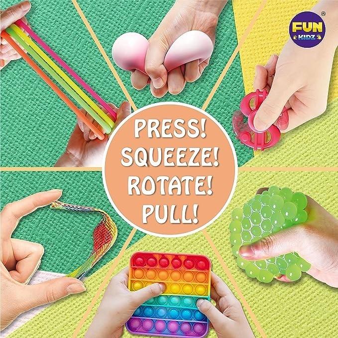 美國 Box組 適合女孩 男孩 神秘感官指尖包 玩具 緩解壓力 兒童派對禮物-細節圖6