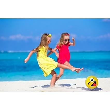 歐美表情符號派對包 游泳充氣沙灘球 - 海灘泳池派對玩具(12 入)-細節圖4