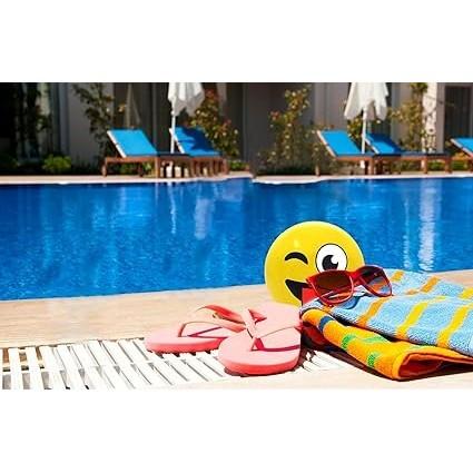 歐美表情符號派對包 游泳充氣沙灘球 - 海灘泳池派對玩具(12 入)-細節圖5