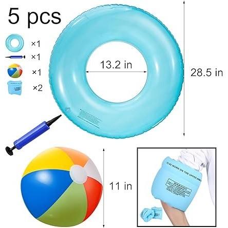 (美國)充氣游泳圈、泳池玩具、浮球、成人、 兒童-細節圖2