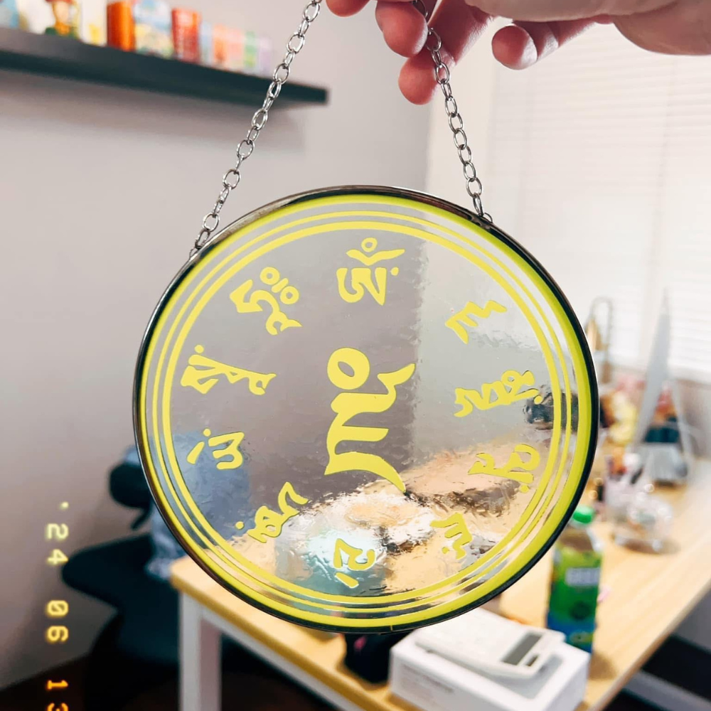 【現貨】黃財神玻璃掛飾｜適合想求【 正財、偏財】的朋友-細節圖2