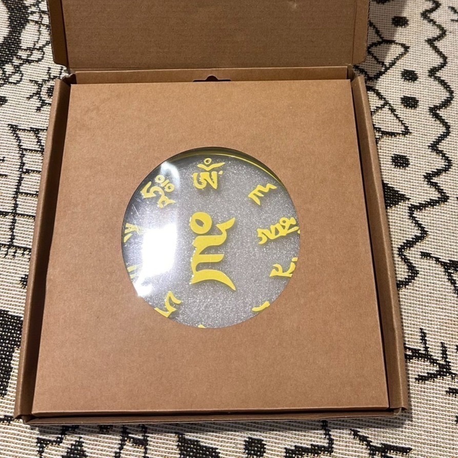 【現貨】黃財神玻璃掛飾｜適合想求【 正財、偏財】的朋友-細節圖3