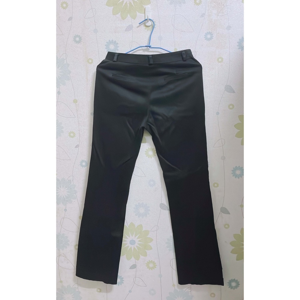 褲管微開衩拉鍊直筒牛仔褲-細節圖2