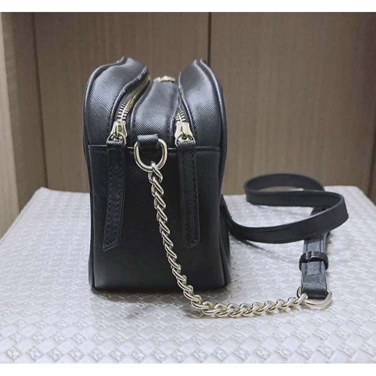 【COVERME】720 雙拉鍊防刮紋金鏈包-細節圖3