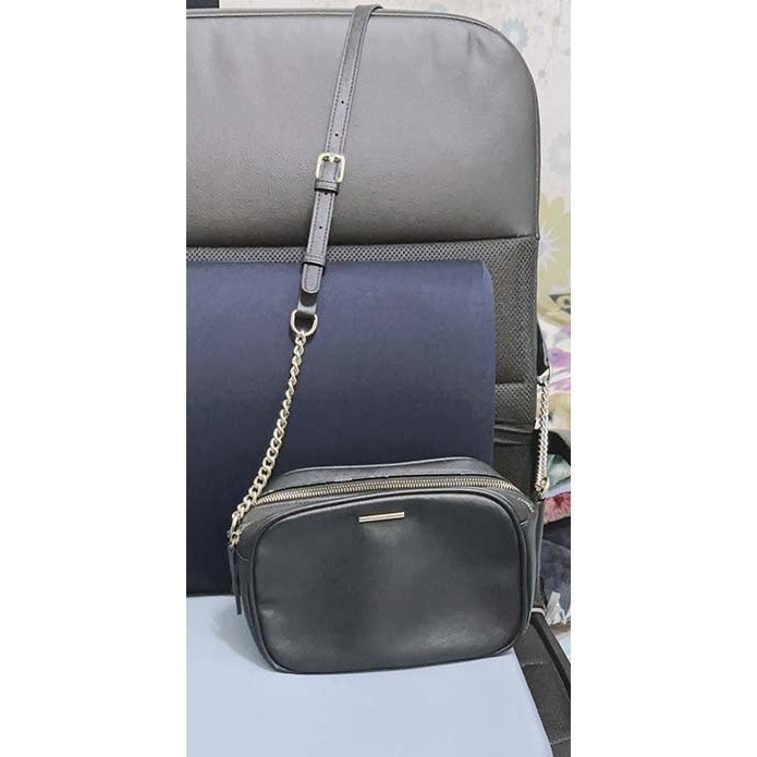 【COVERME】720 雙拉鍊防刮紋金鏈包-細節圖9