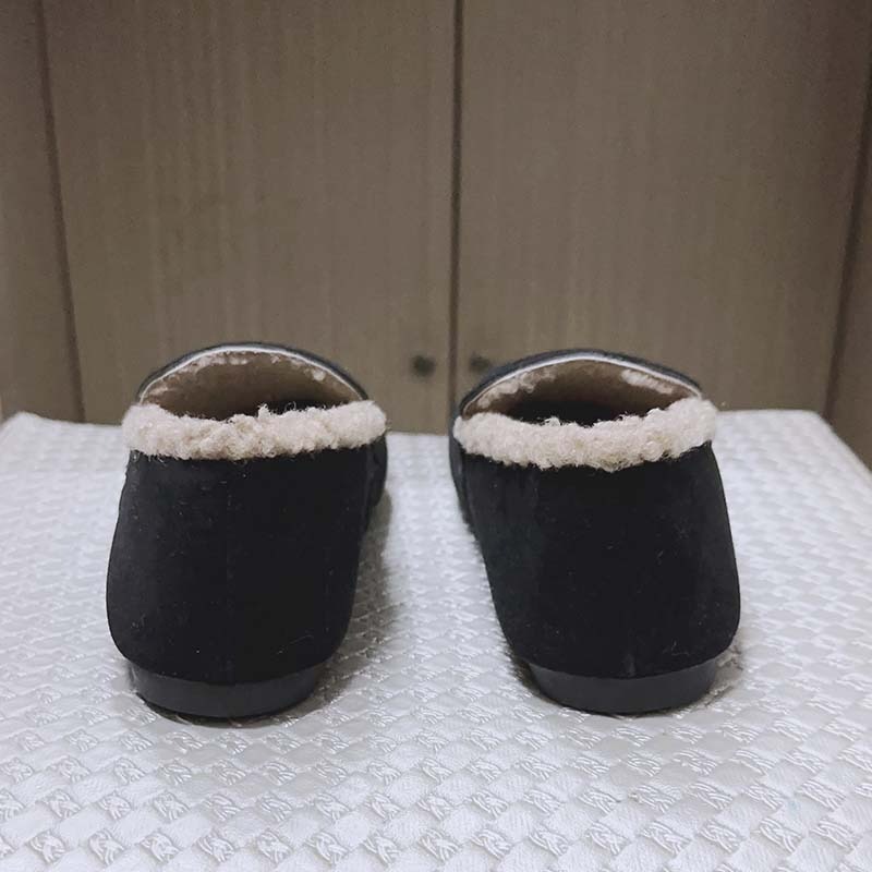 【全新】保暖毛毛豆豆鞋-細節圖3