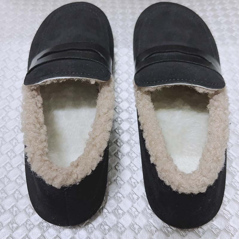 【全新】保暖毛毛豆豆鞋-細節圖7