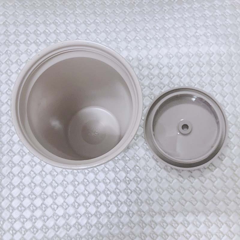 【SNAPWARE 美國康寧】陶瓷不鏽鋼真空保溫吸管杯 800ML-杏仁奶油色-細節圖7