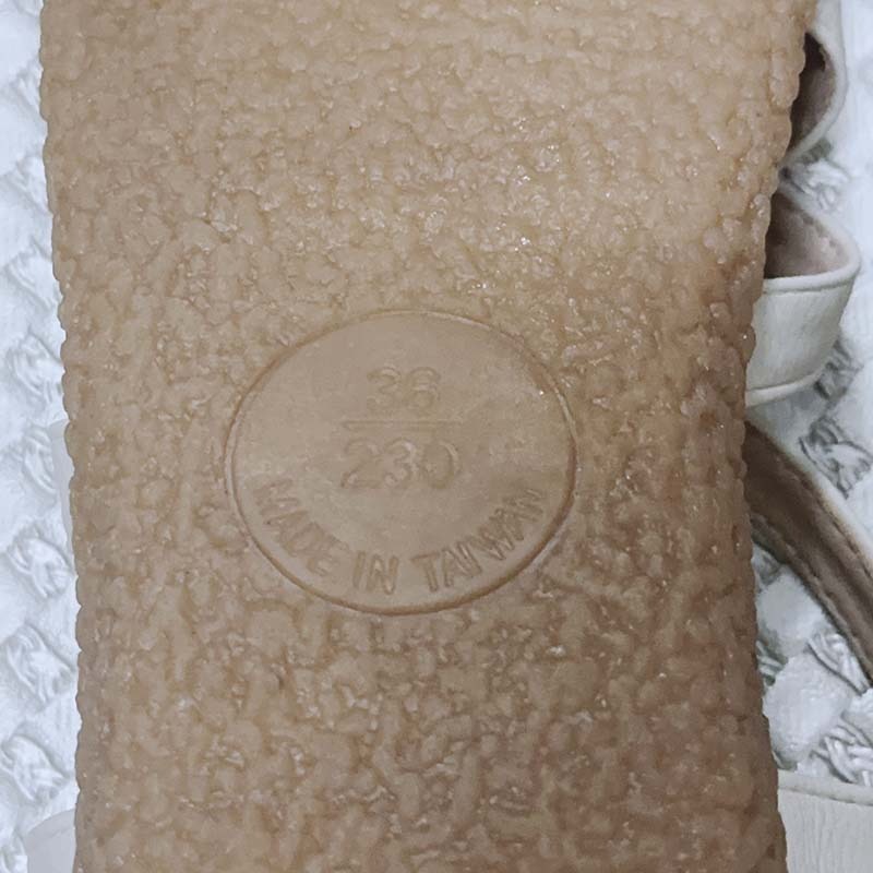 台灣製氣質交叉涼鞋-米色-細節圖6