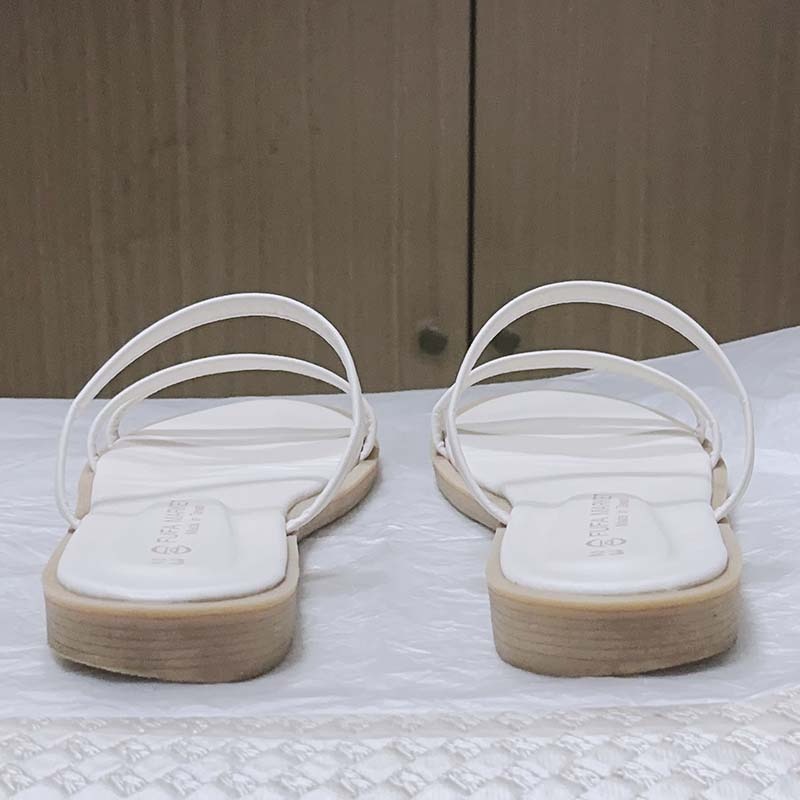 【FUFA 富發牌】台灣製薄霧微散輕法式拖鞋-杏色-細節圖5