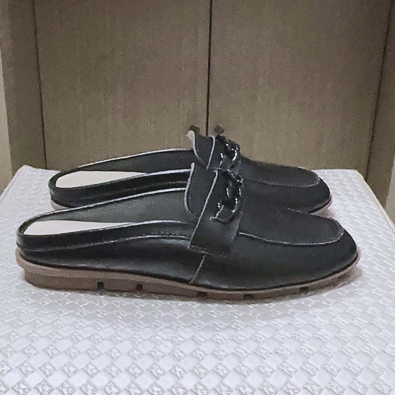 【FUFA 富發牌】台灣製時尚鍊條穆勒鞋-細節圖6