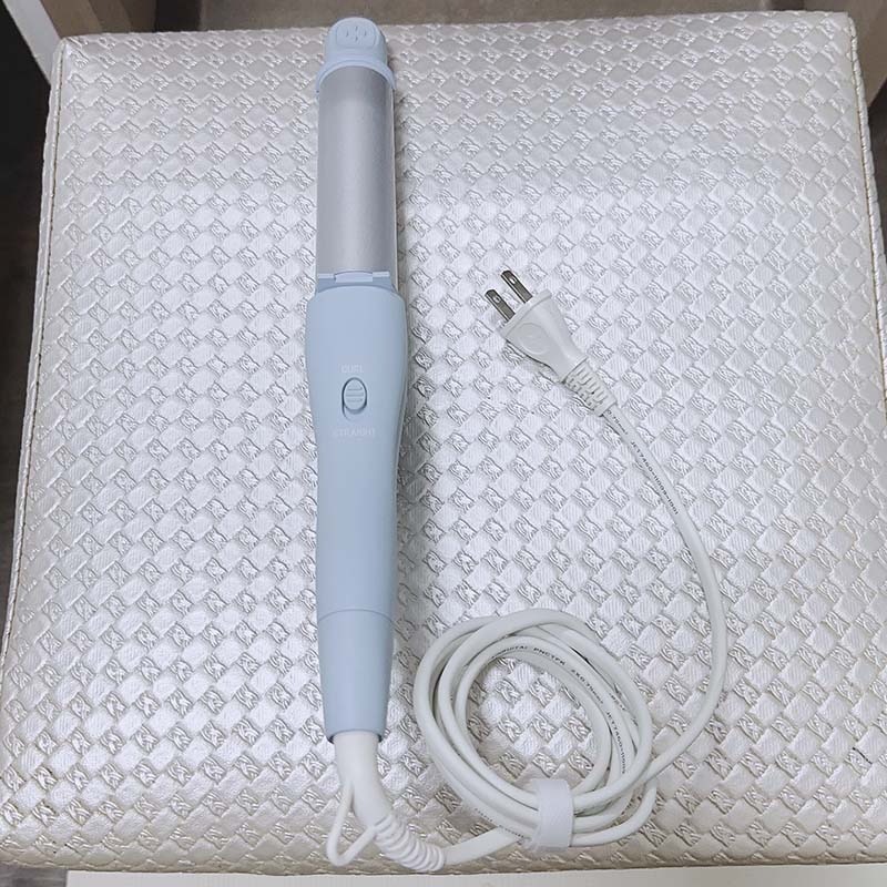 【日本 SALONIA】直捲兩用陶瓷塗層雙負離子整髮器 32mm-霧藍色(限定色)-細節圖3