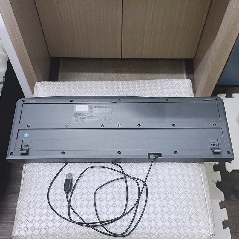 【Logitech 羅技】K120 USB有線鍵盤(贈送一片可水洗的防水防塵鍵盤保護膜)-細節圖2