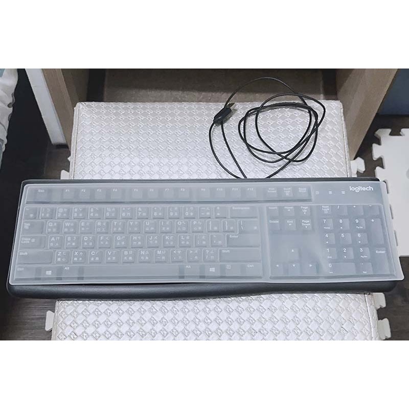 【Logitech 羅技】K120 USB有線鍵盤(贈送一片可水洗的防水防塵鍵盤保護膜)-細節圖5