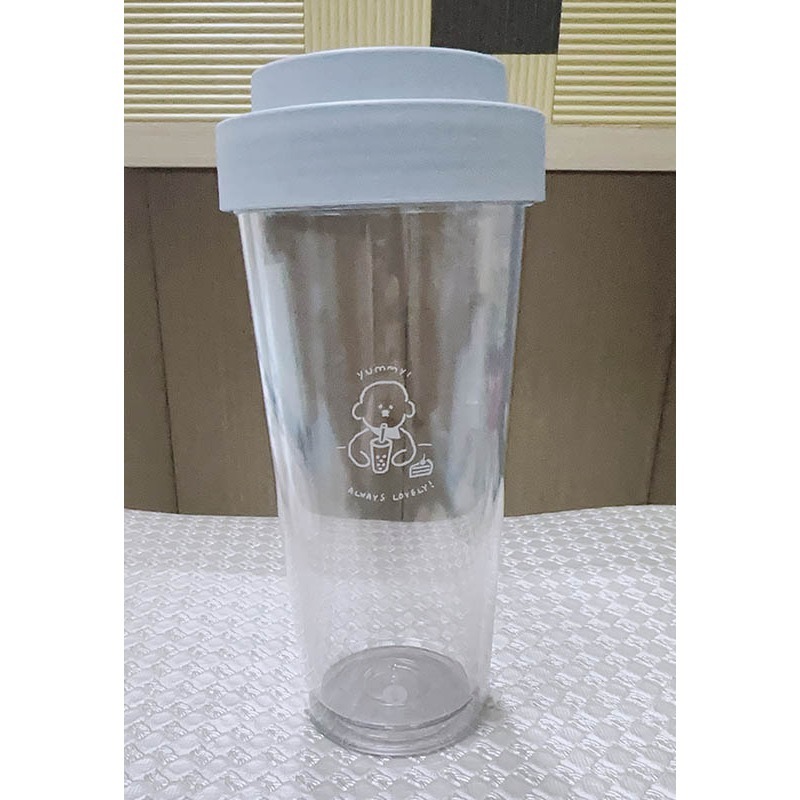 【Oolab 良杯製所】陪伴系列 Ecozen 透明雙層隨行杯 750ML+贈送一個同品牌同顏色的杯底防刮保護套-細節圖2