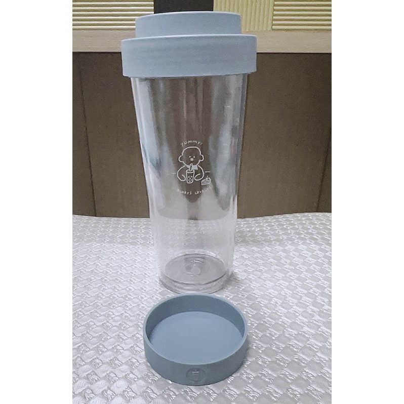 【Oolab 良杯製所】陪伴系列 Ecozen 透明雙層隨行杯 750ML+贈送一個同品牌同顏色的杯底防刮保護套-細節圖7