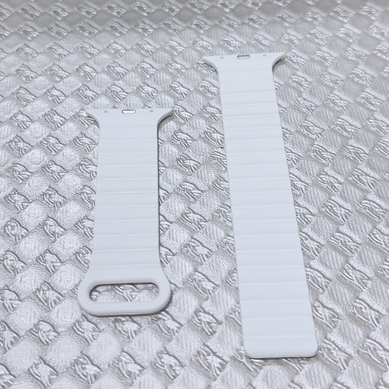 Apple Watch 矽膠磁吸錶帶(白色)-細節圖2