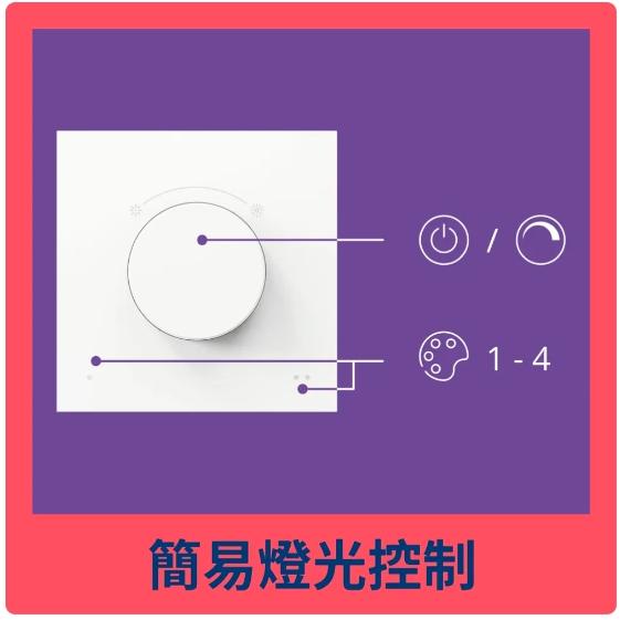 Philips 飛利浦 WiZ 智能旋鈕 調光開關  PW023-細節圖3