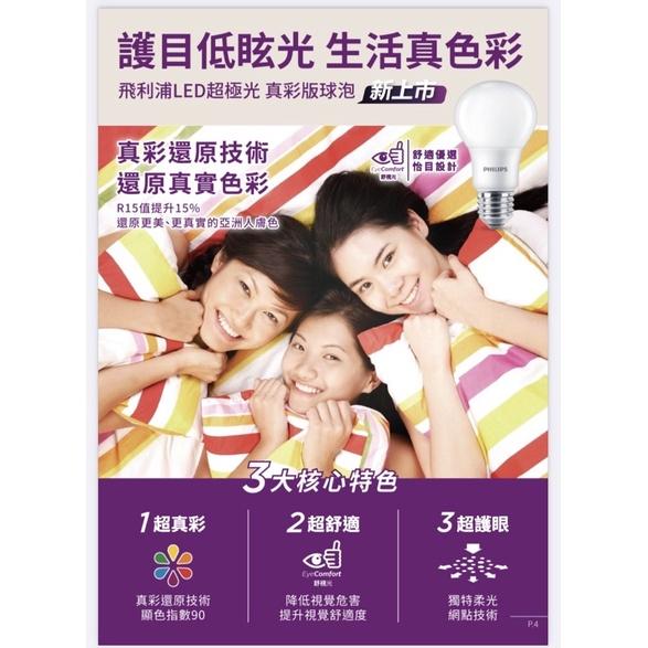 Philips 飛利浦  LED 超極光燈泡 6.5/8.5/9.5/12.5W 白光/自然光/黃光-細節圖3