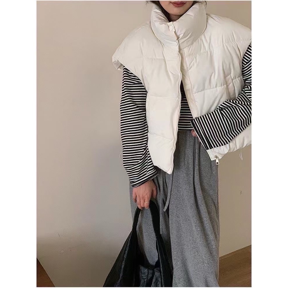 🖤韓系感十足噗棉背心✨-細節圖4