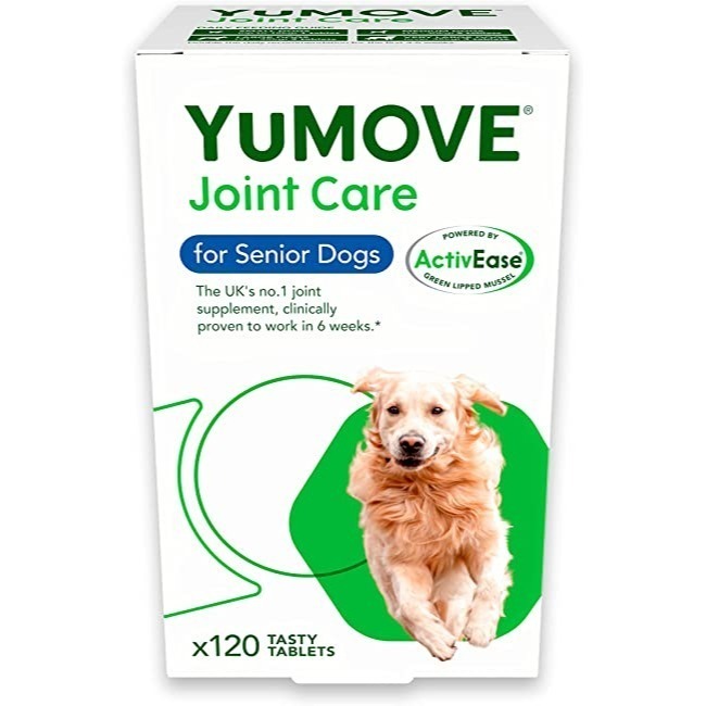 【現貨✅開發票】Lintbells YuMOVE Senior 老犬用 優骼服 關節錠 120顆｜ 耳朵捲捲商行-規格圖1